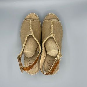 'Lugano' Sz EU 40/ US 9-9.5 Espadrille Wedge Sandal TONI PONS Origens